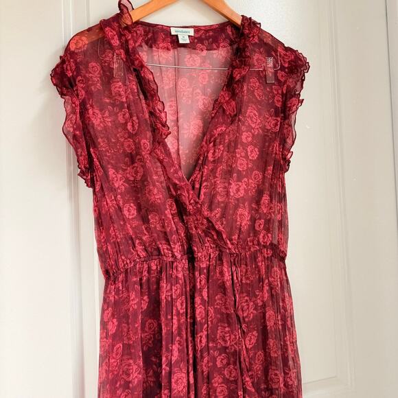 Sundance‎ Bennington Blooms Dress Medium Rose Garden Party Fairycore Y2K Boho - Picture 3 of 5